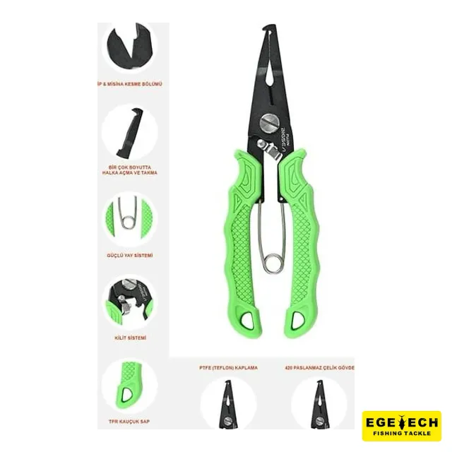 Fujin Bigsea Pliers balıkçı pensesi geniş uçlu