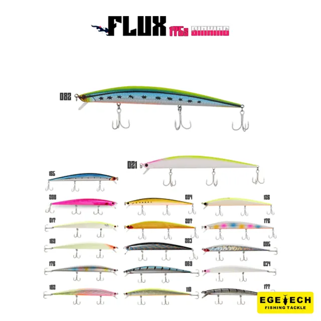 Fujin Flux 175mm 29gr sinking maket balık