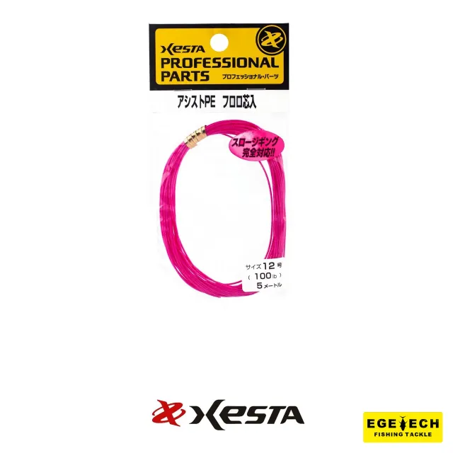 Xesta Assist PE FC Core jig ipi pembe 5m