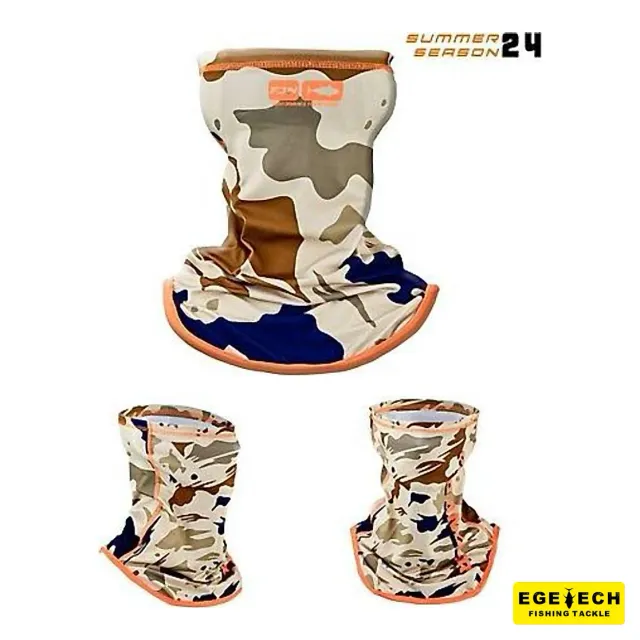 Fujin boyunluk Natural Camo desenli balıkçılık aksesuarı