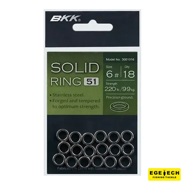 BKK Solid Ring-51 paslanmaz çelik solid halka #6