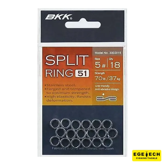 BKK Split Ring-51 paslanmaz çelik split ring
