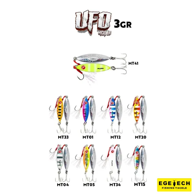 Fujin UFO Micro Jig 3 gr hafif micro jig yem