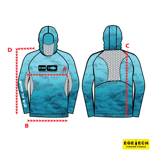 Fujin Pro Angler S26 buff hoodie Swordfish Red — alternatif görünüm