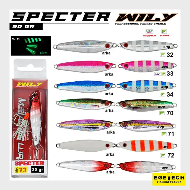 Wily Specter Jig 30 gr jig yem görseli